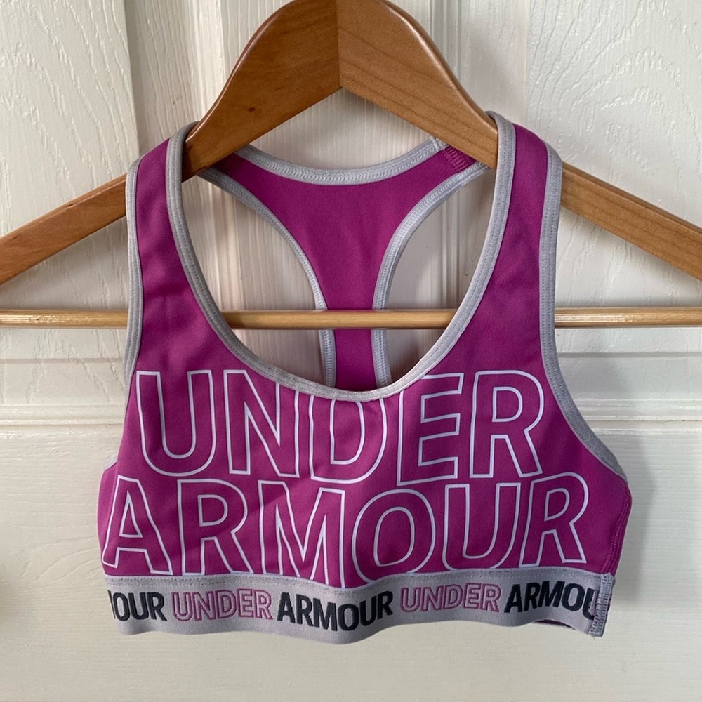 3 underarmour sports bras girls large 10/12